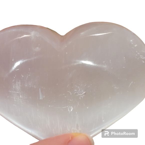 Selenite Heart - Picture 4 of 5